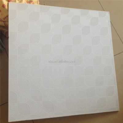 Gypsum Board Vinyl Faced Ceiling Tiles 12.5 Mm