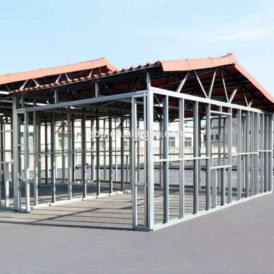 Prefabricated home light steel frame house