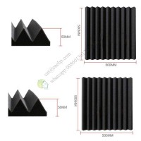 Wedge Tiles Acoustic Panels Sound Absorption Foam 50 X 50 X 2 cm